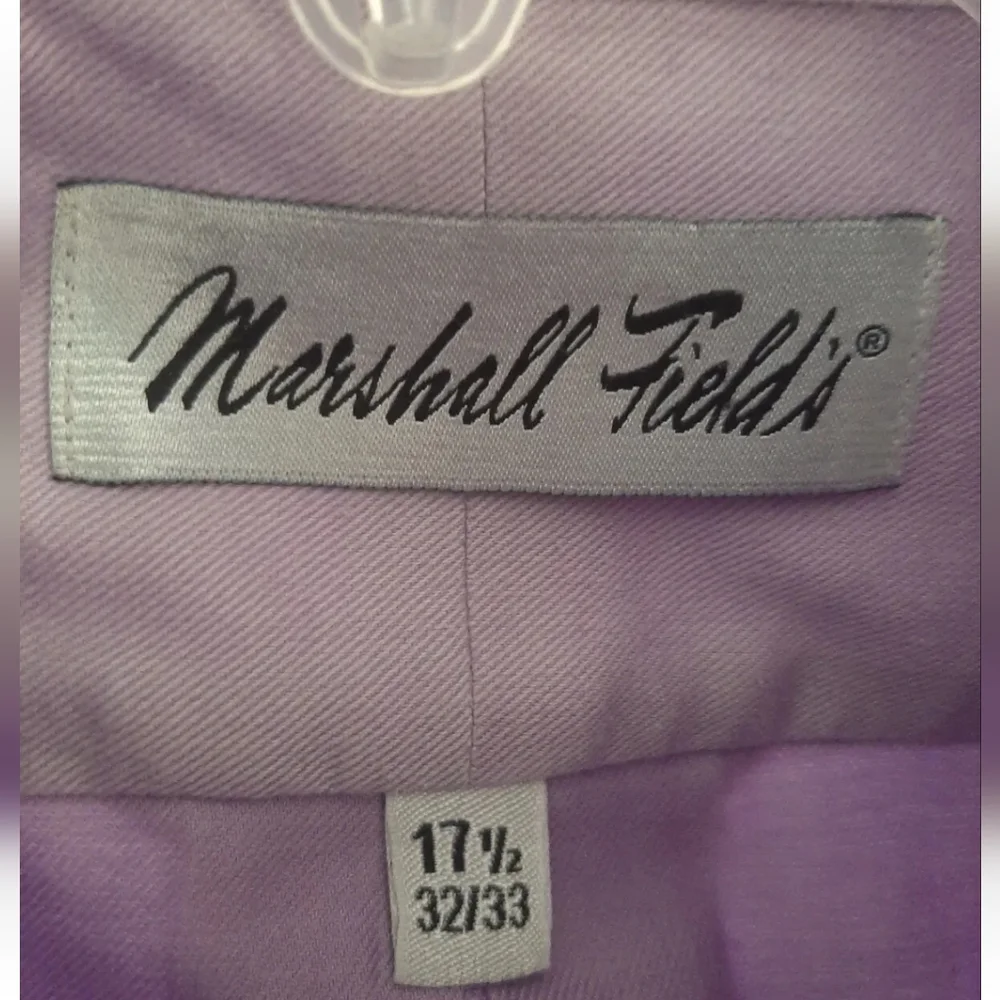 Marshall Field's Men's Purple Dress Shirt